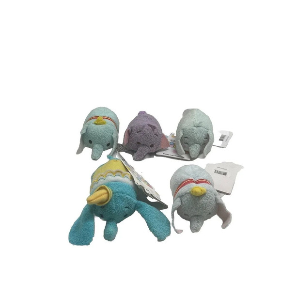 Dumbo Disney Tsum Tsum Plush Lot of 5 Rare Variations - Picture 9 of 16